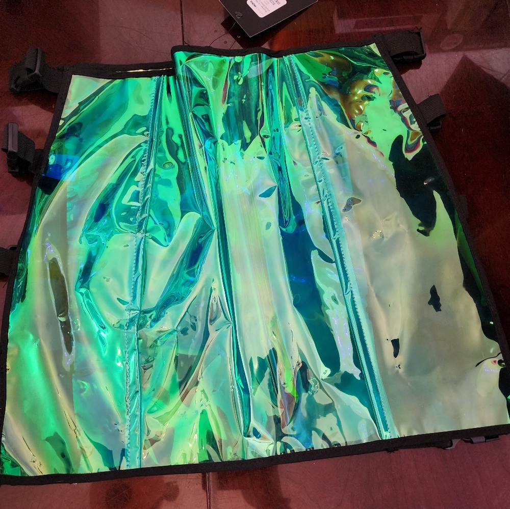 Plastic green skirt